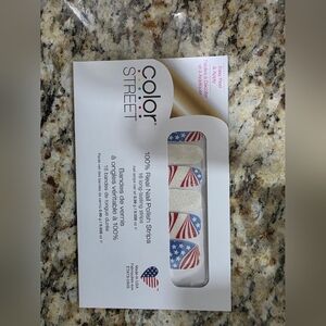 2/$10 Color Street Nail Strips - Red, White, Blue